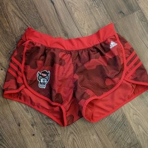 NC state adidas shorts